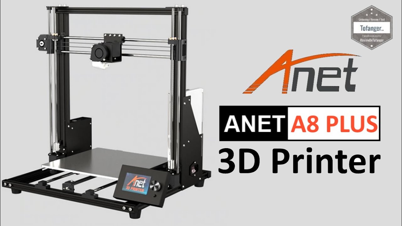 3D-принтер ANET A8 PLUS - Платформа для печати 30 * 30 * 35 - 3D-принтер Anet A8PLUS - Распаковка