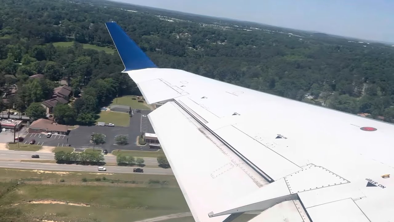 Delta Connection Bombardier CRJ-200 Pushback, Taxi, and Takeoff from Columbus (CSG)