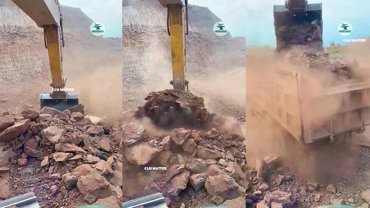 The Process Of Soil Excavation And Transportation P1441