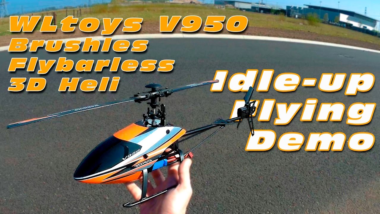 WLtoys V950 Entry level 3D Helicopter.. Idle-up Flight Demo :)