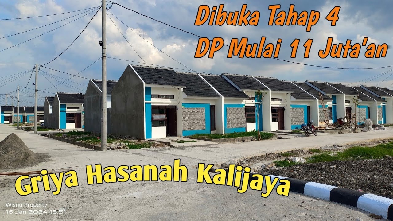 Griya Hasanah Kalijaya Rumah Subsidi Samping Metland Cibitung | Dibuka Tahap 4 Dp 11 Juta'an