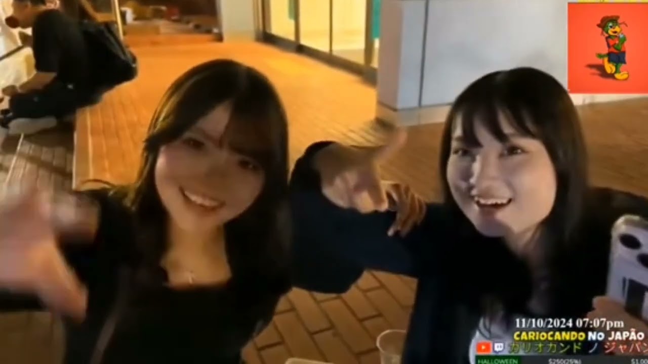 FANS JAPONESAS ASSUSTAM O CARIOCA