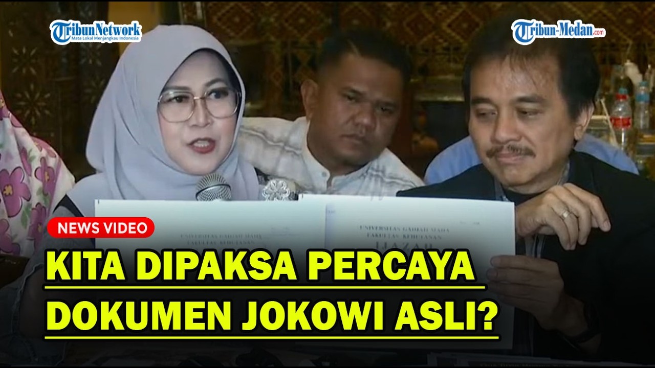 DOKTER TIFA: Kita Dipaksa Percaya Dokumen Ijazah Jokowi Itu Asli❓