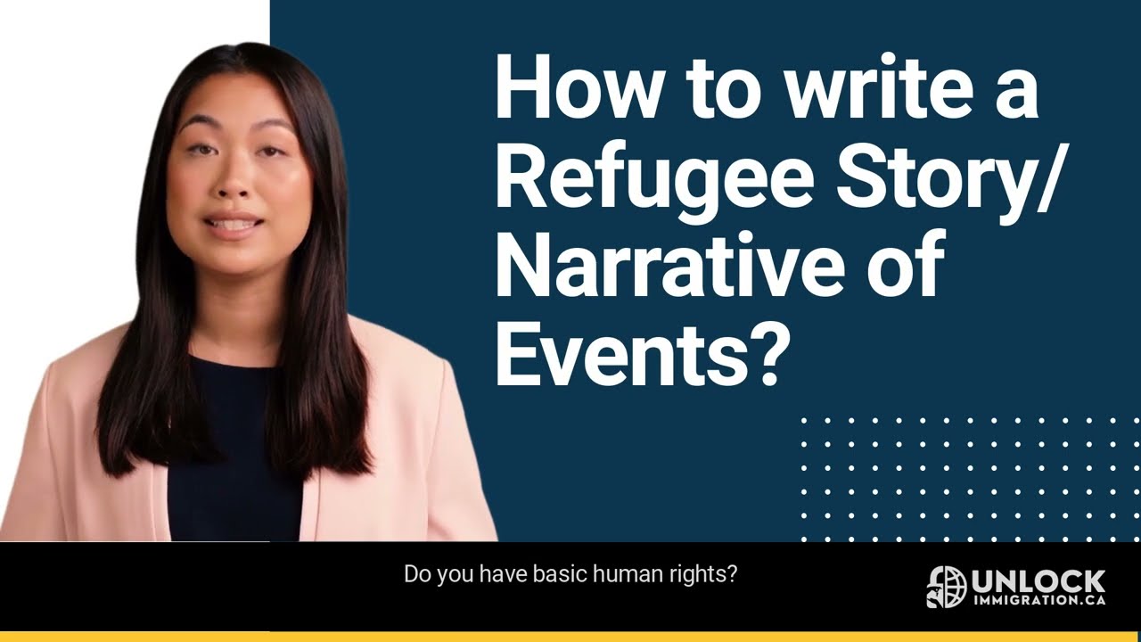 How to write a Refugee Story or Narrative of Events?