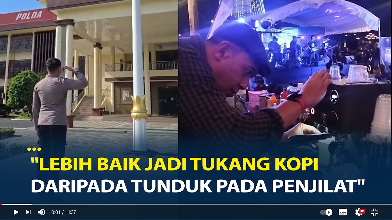 Nasib Aipda Vicky Usai Mundur Sebagai Polisi, Kini Bahagia Jualan Kopi