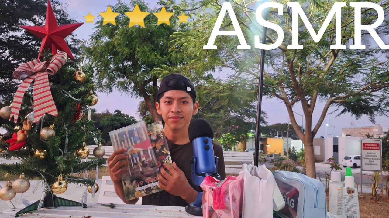 ⭐ “ASMR Tapping, Spit Painting y Maquillaje al Aire Libre 🌿✨”
