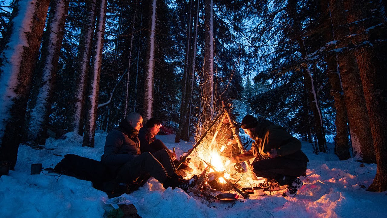 BIVOUAC HIVERNAL DANS LES MONTAGNES SUISSES