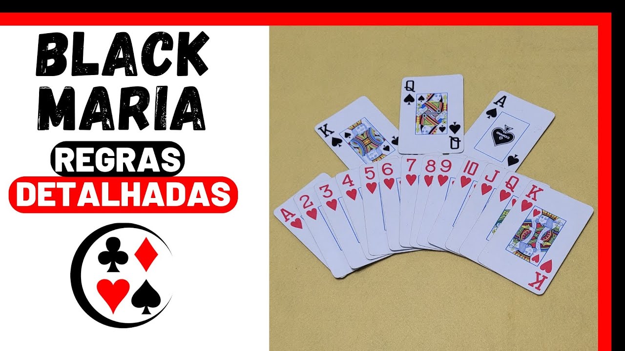Como Jogar BLACK MARIA - Jogo de Baralho ♣️♦️♠️♥️