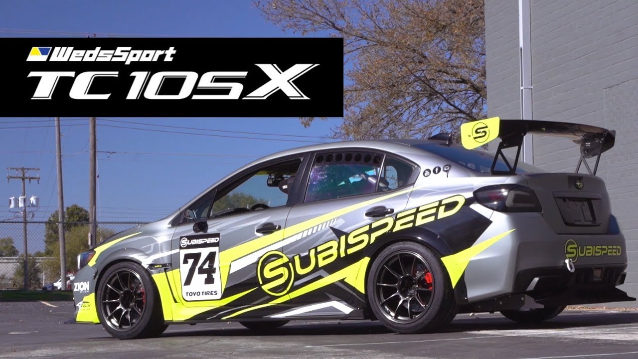 WRX Race Car Gets New Wheels! WedsSport TC105X