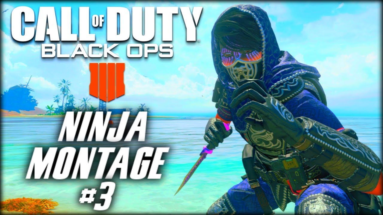 BLACK OPS 4 - NINJA MONTAGE! #3 (Funny Moments, Ninja Defuse, Trolling & More)