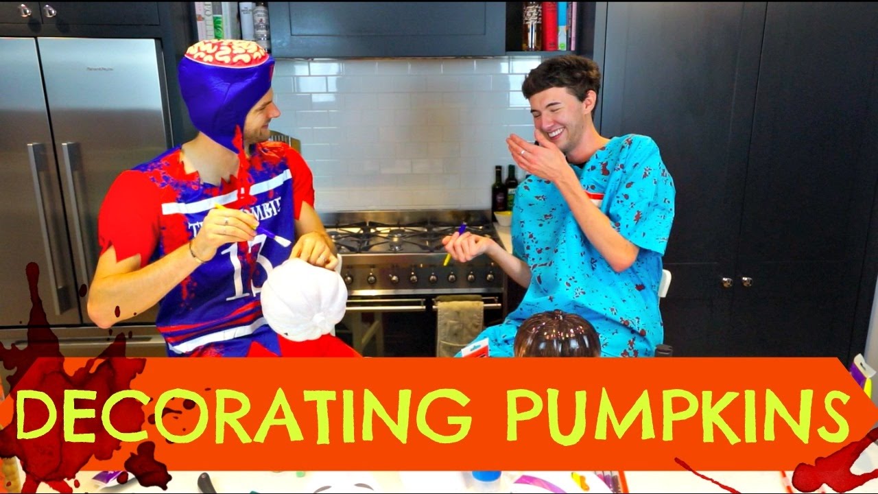 DECORATING PUMPKINS W/ JIM || MARK FERRIS
