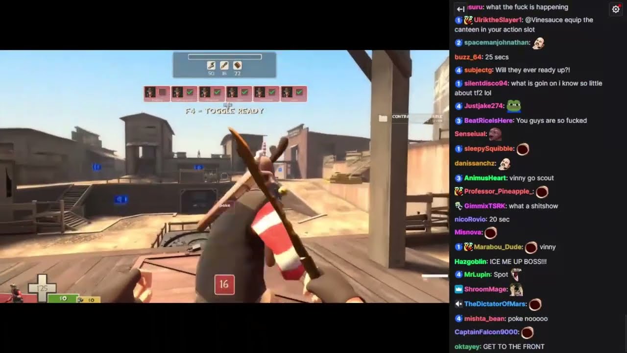 [Vinesauce] Vinny & Friends - Team Fortress 2: Mann vs Machine [WITH CHAT]