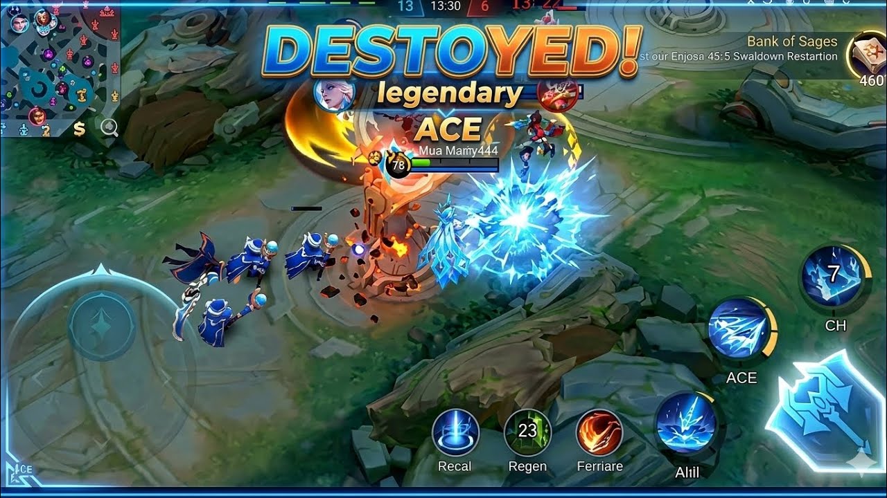 Moba legends 5v5 Hard gameplay for eradt gaming 
