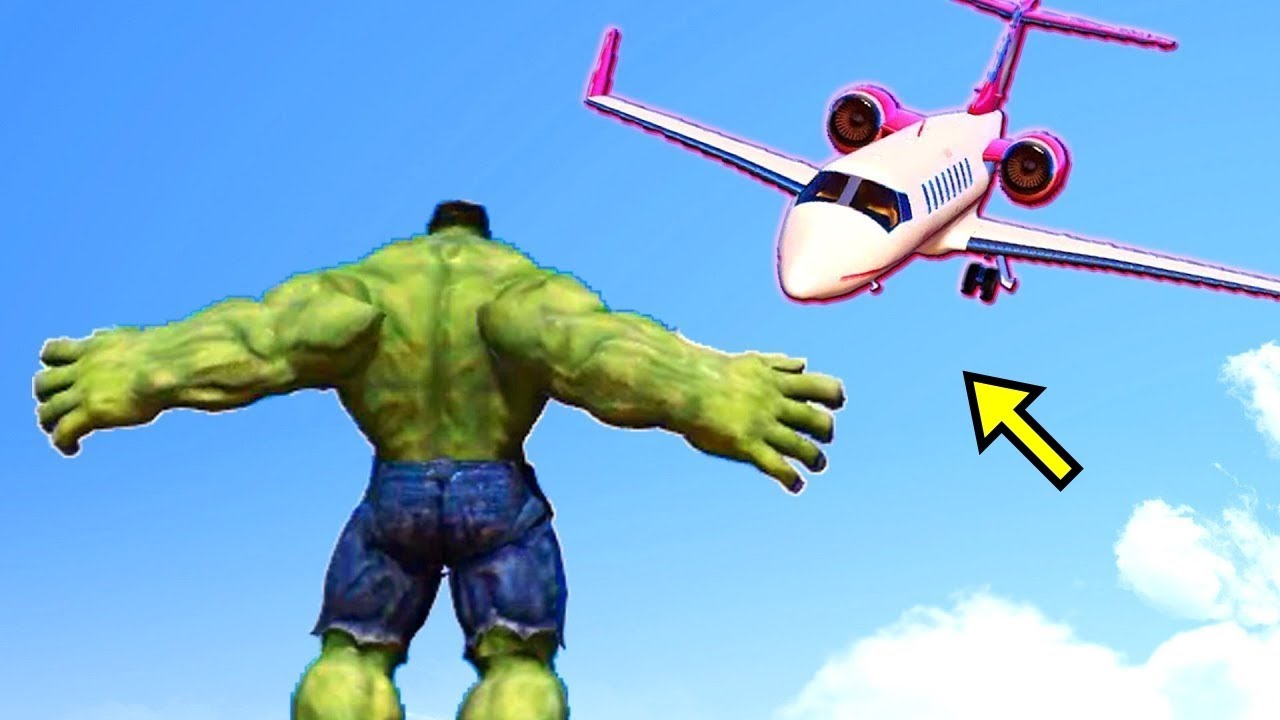 Халк ұшақты тоқтата алама? | GTA 5
