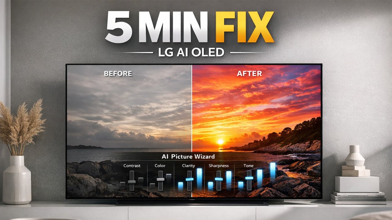 Быстрая настройка LG AI OLED: повышение производительности за 5 минут.