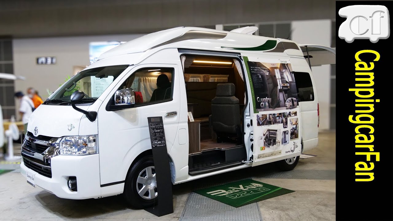 [Country Club ALT: RecVee] Japanese high-grade camper van based on Toyota Hiace Super High Roof