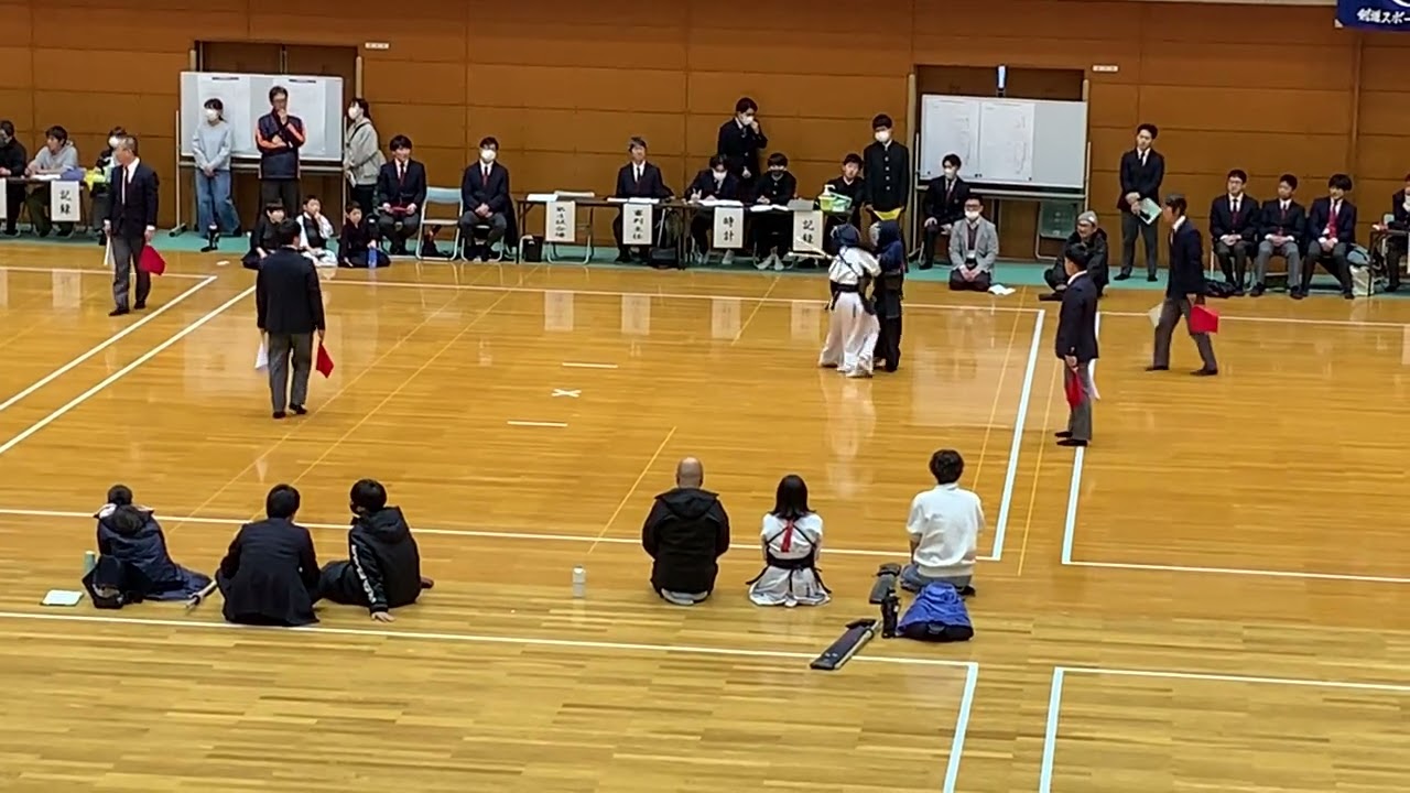R8.2.8石見武道館剣道大会 中学年決勝トーナメント準決勝 江角環太（尽誠館） 対 小豆澤竣（尽誠館） #kendo #ローソンカップ #第29回島根県立石見武道館少年剣道大会