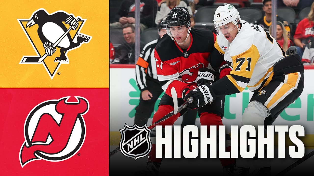 NHL Highlights | Penguins vs. Devils | November 08, 2025