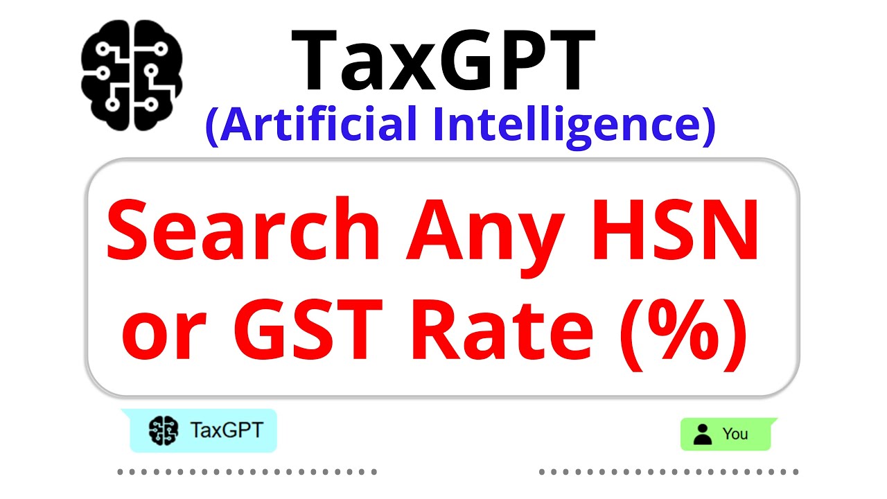 Search any HSN or GST Rate in TaxGPT | GST Library by TaxReply