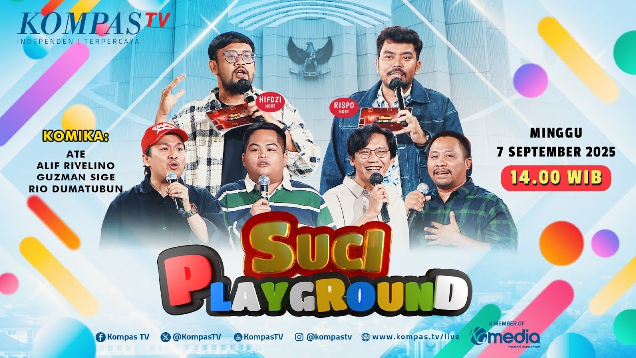 LIVE - Minggu Ditemani Ate, Alif Rivelino, Guzman Sige dan Rio Dumatubun I SUCI PLAYGROUND