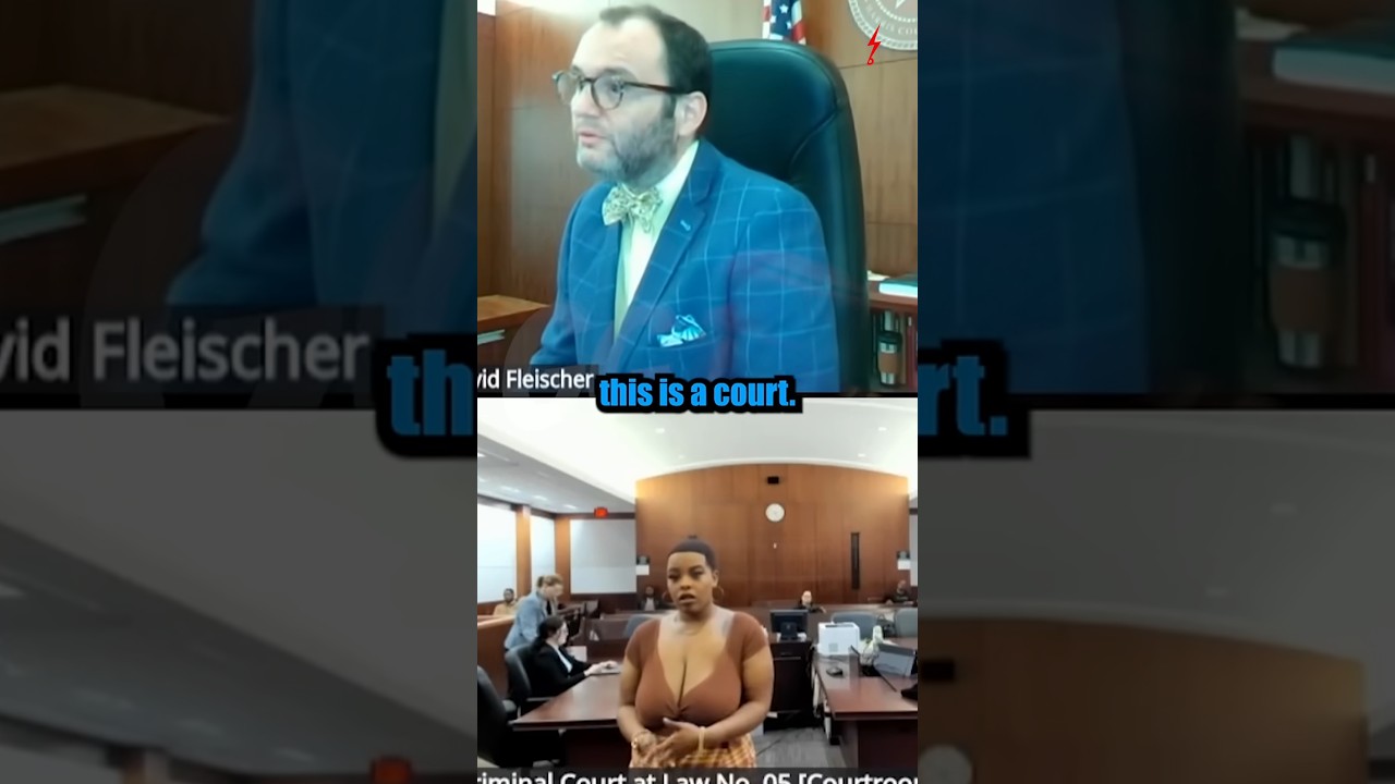 Judge Snaps Over Woman's Outfit #court #judge