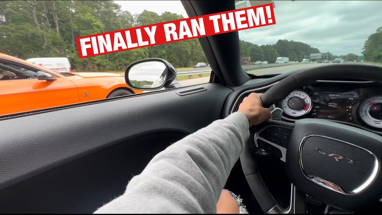 RACING MY 808 HP DEMON VS 760 HP GT500! *BATTLE OF THE BEASTS*