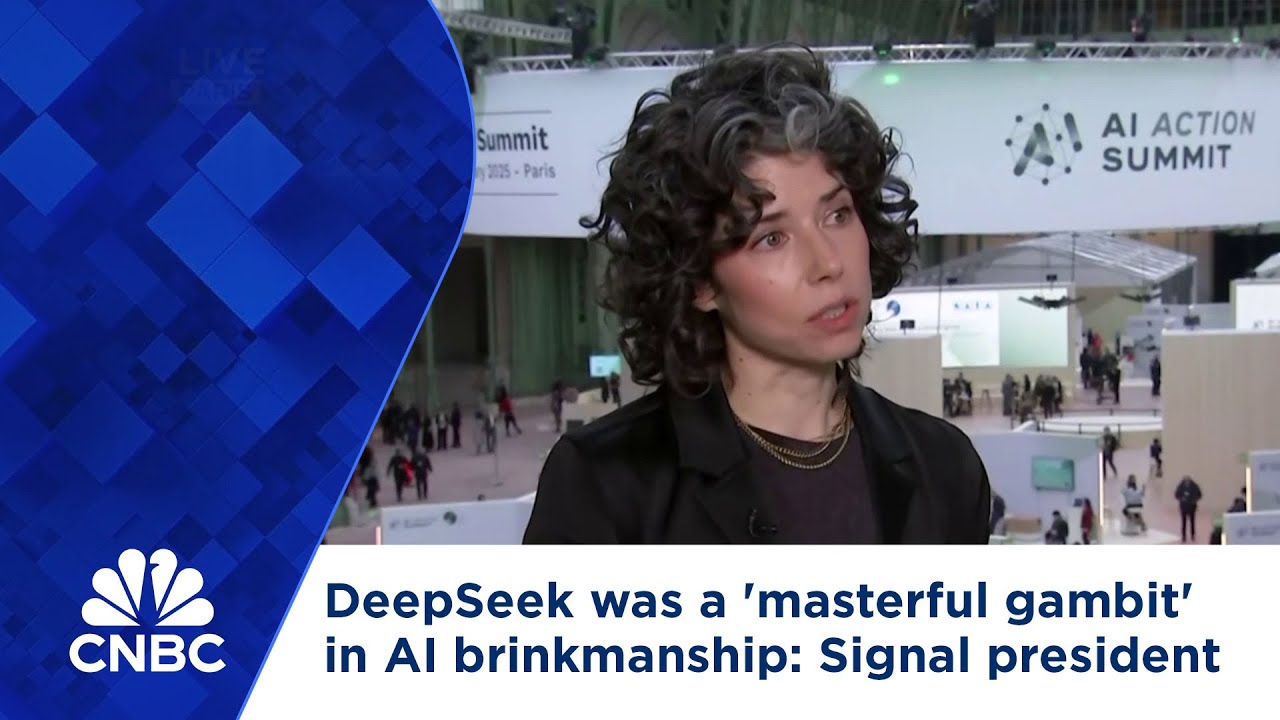DeepSeek was a 'masterful gambit' in AI brinkmanship between U.S. and China, says Signal president