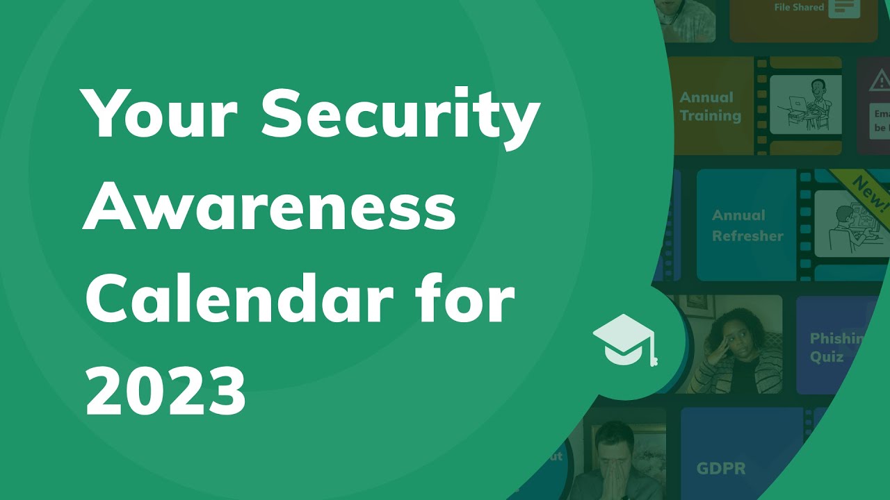 Security Awareness Training Calendar for 2023
