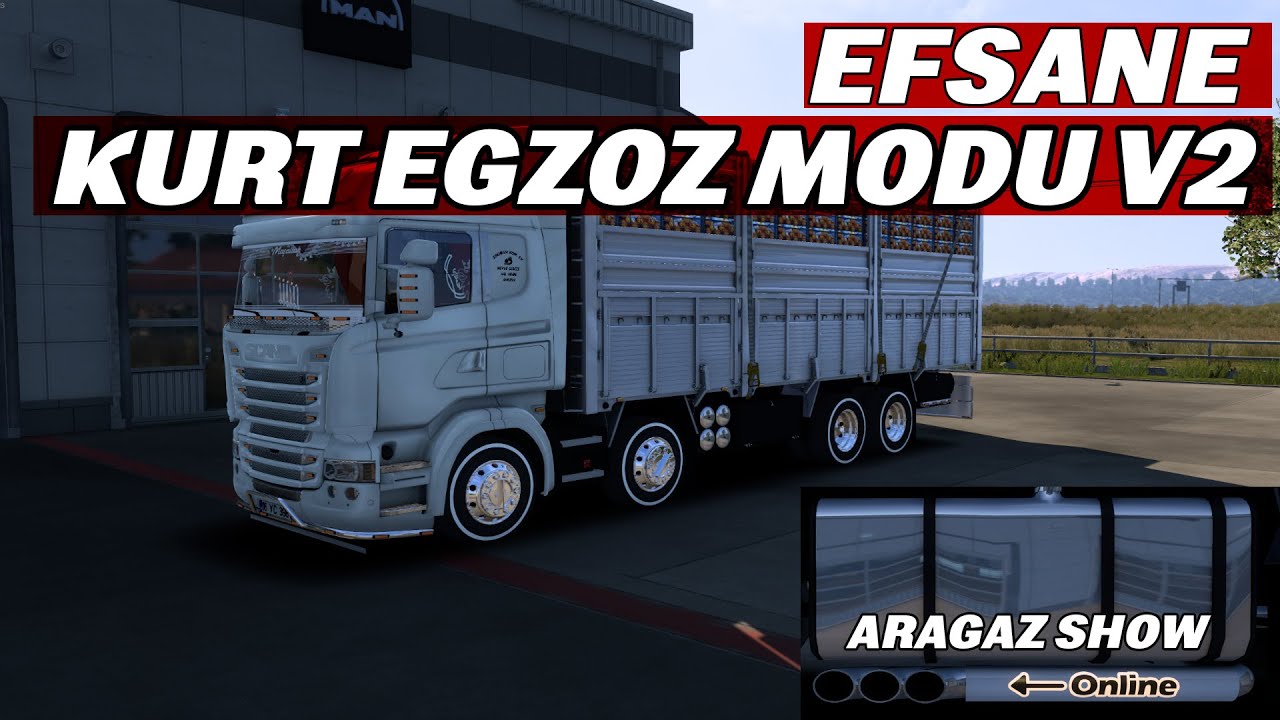 YOK BÖYLE SES |YENİ KURT EGZOZ MODU !!! ETS 2 1.50