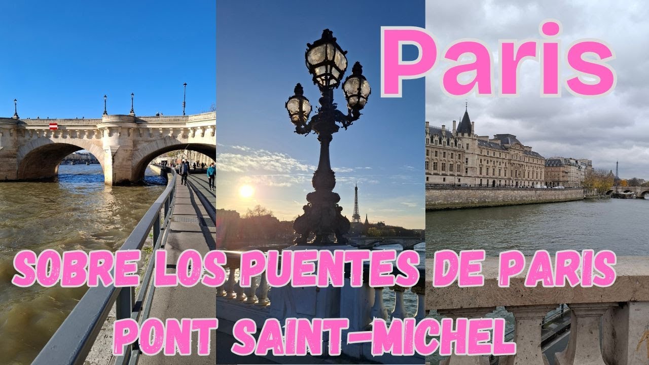 Sobre los puentes de Paris:  Pont Saint-Michel