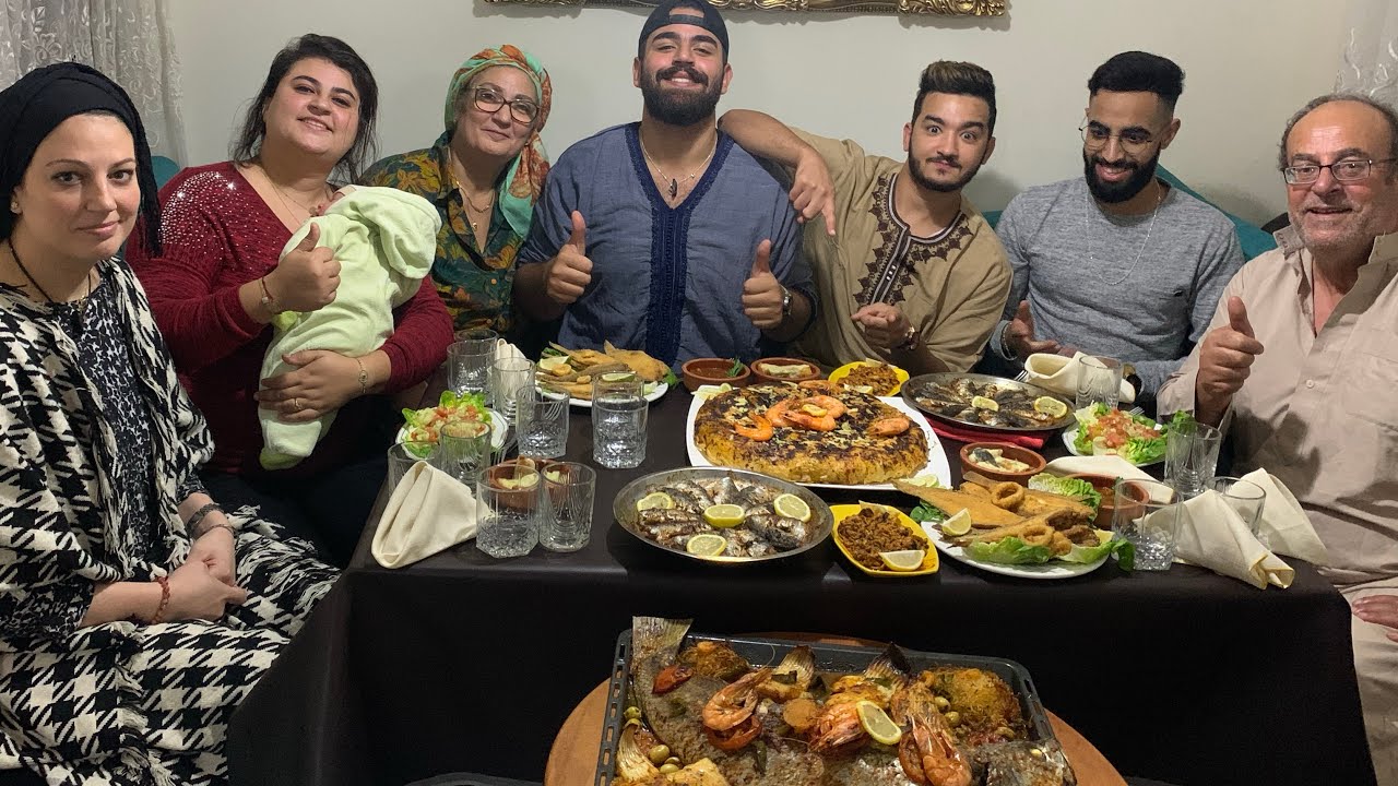 تحدي لوليدة دير جميع مأكولات سمك 🐟 واول تصريح من عند ختي سارة عندي ربعة دلوليدات 🤱