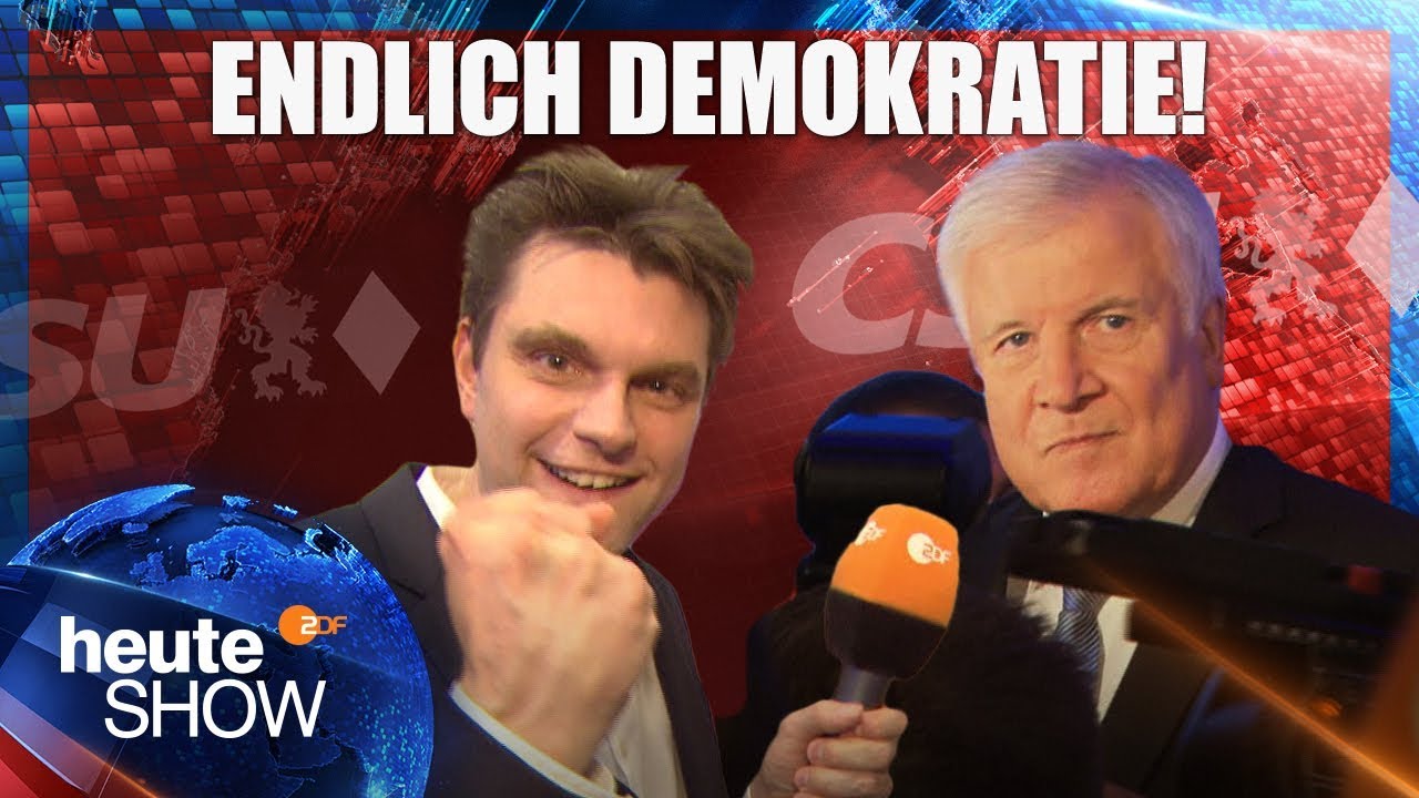 Wahl in Bayern: Lutz van der Horst bei der CSU | heute-show vom 19.10.2018