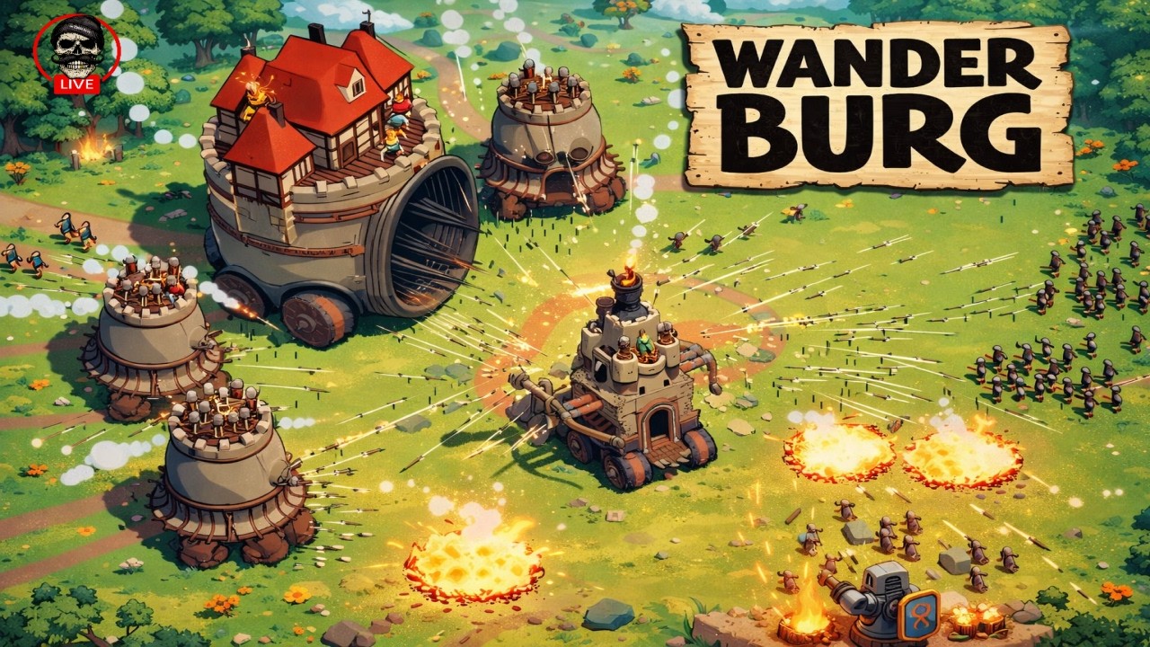 Wanderburg - Un roguelike où ton château DÉVORE tout