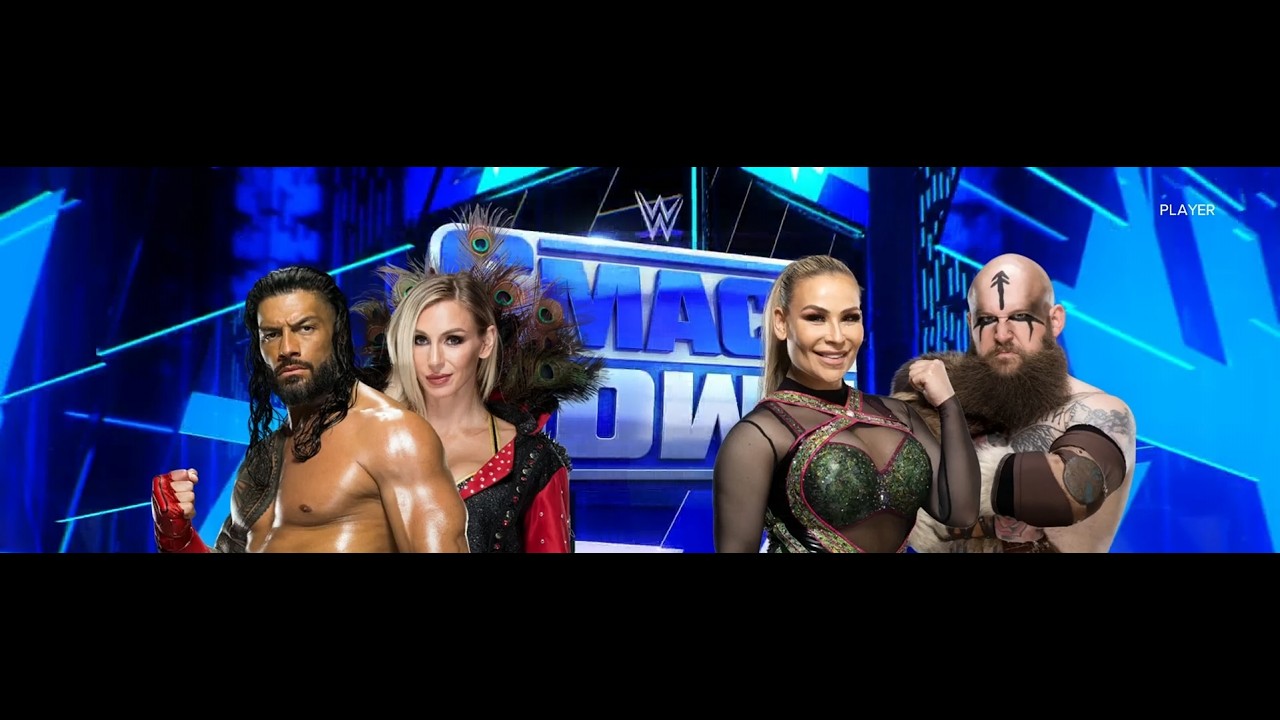 FULL MATCH ROMAN REINGS & SHARLOTTE FLAIR vs ERIK & NATALYA MIXED TAG TEAM MATCH #romanreigns #wwe