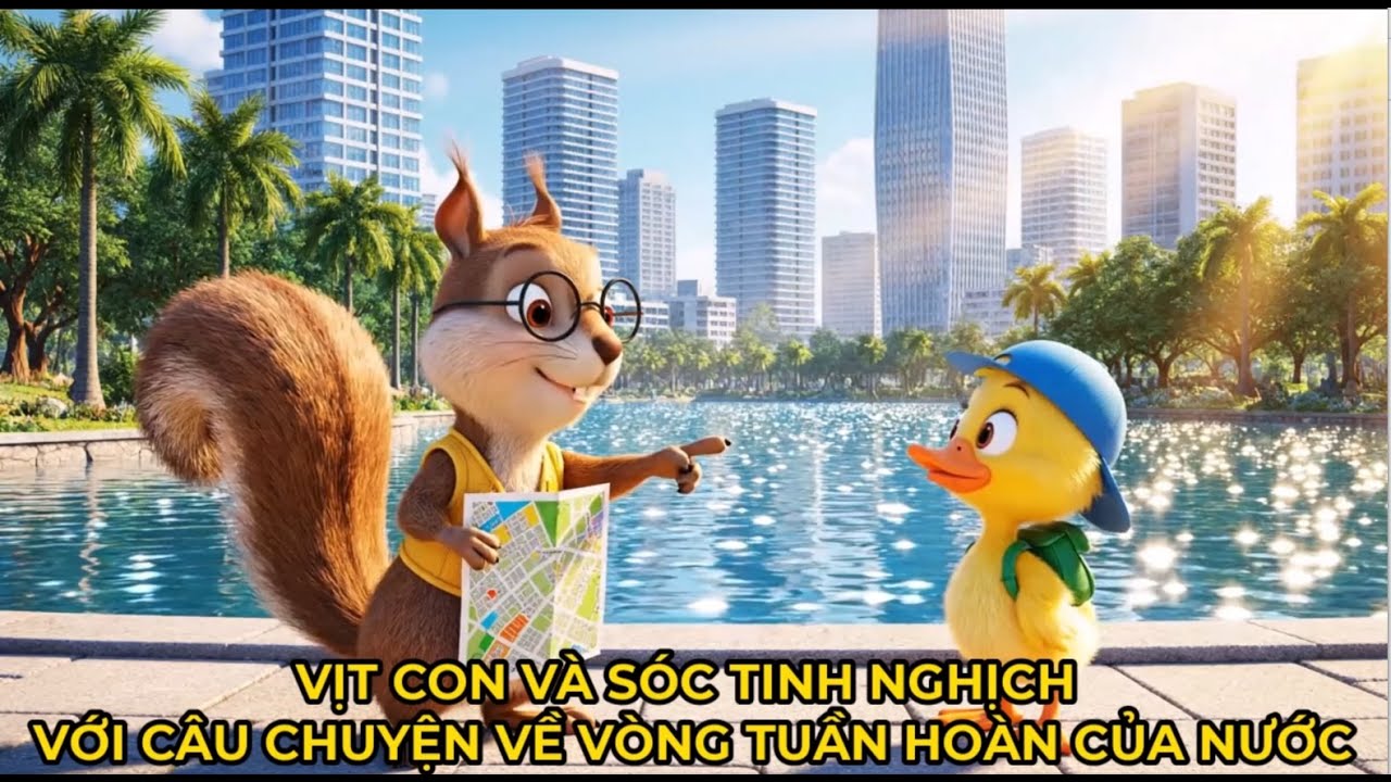 VỊT CON VÀ SÓC TINH NGHỊCH VỚI CÂU CHUYỆN VỀ VÒNG TUẦN HOÀN CỦA NƯỚC