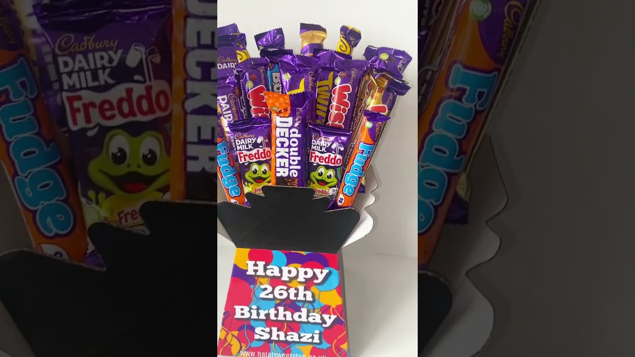 Halal Cadburys Chocolate Bouquet at Halal Sweet Stop🎁Birthday Gift #halal #gift #birthday #shorts