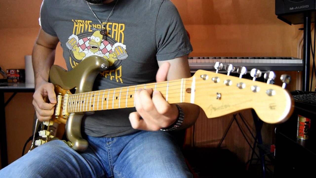 Classic Rock guitar solo improvisation