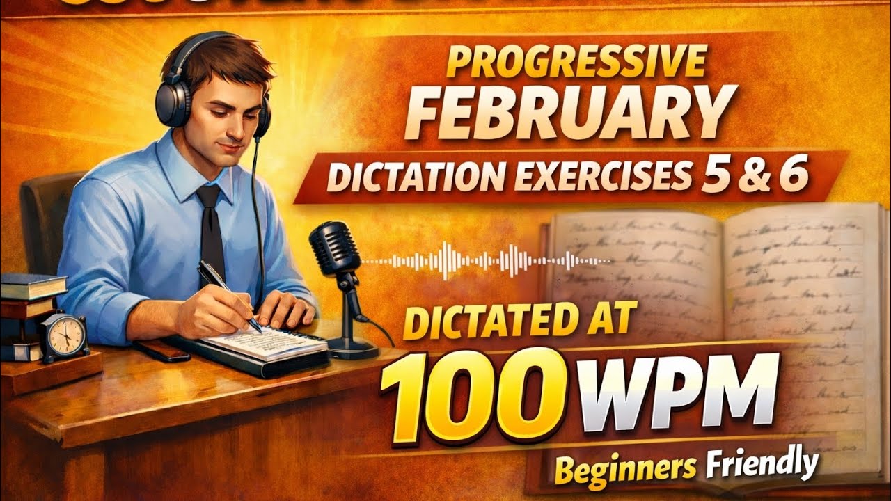 100 WPM | EX - 5 & 6 | February Progressive✅️