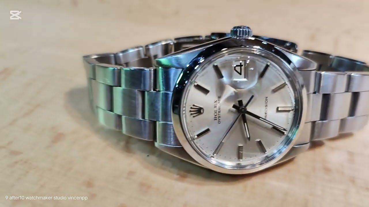 十點九分鐘錶Rolex  Oysterdate Precision Oyster Date 6694  Year of manufacture1964--
