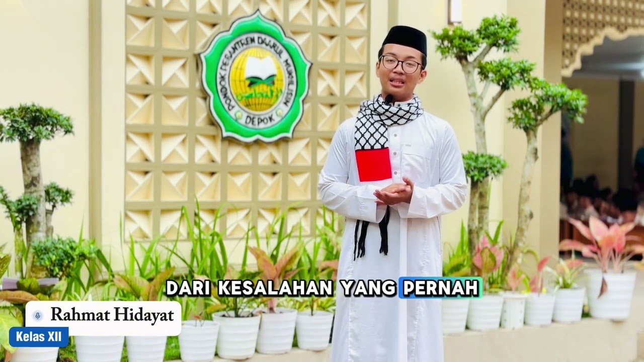QULSANI ( Quliah Satu Menit ) Ponpes Daarul Mukhlisin ( Ananda Rahmat Hidayat kelas XII )#ramadan 