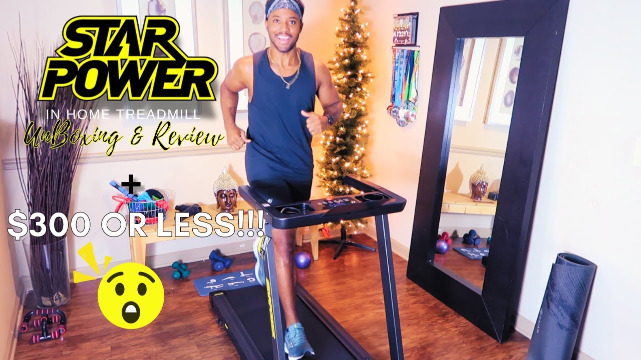 Star Power Foldable Treadmill Unboxing & Review