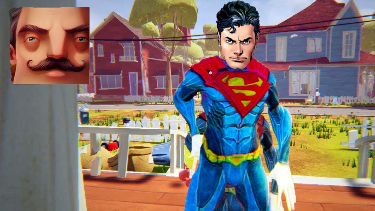 Hello Neighbor - My New Neighbor Superman Full History Gameplay Walkthrough