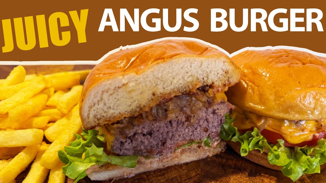 I Made the Juiciest Swiss Black Angus Smash Burger at Home! 🍔