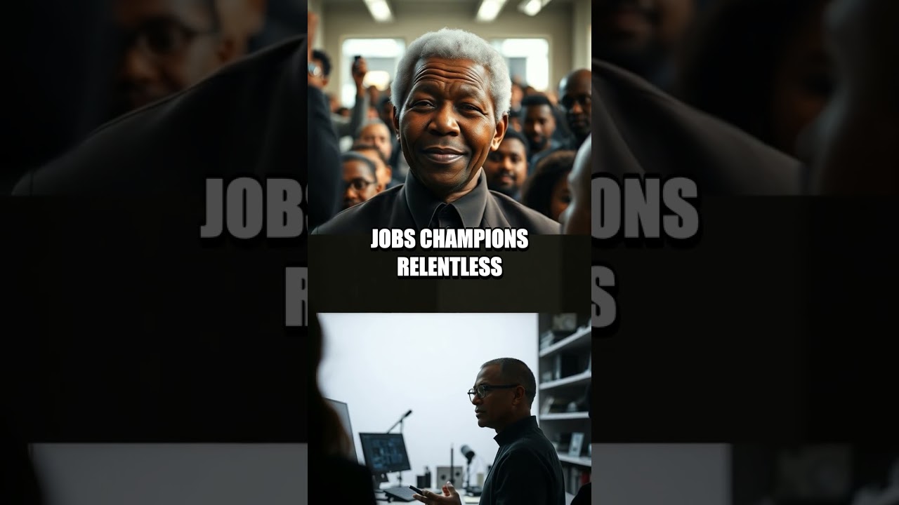 Two Titans of Leadership Mandela vs Jobs FaceOff
