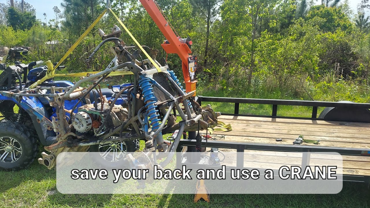 The Back Saver- Rugcel 1100lb Crane