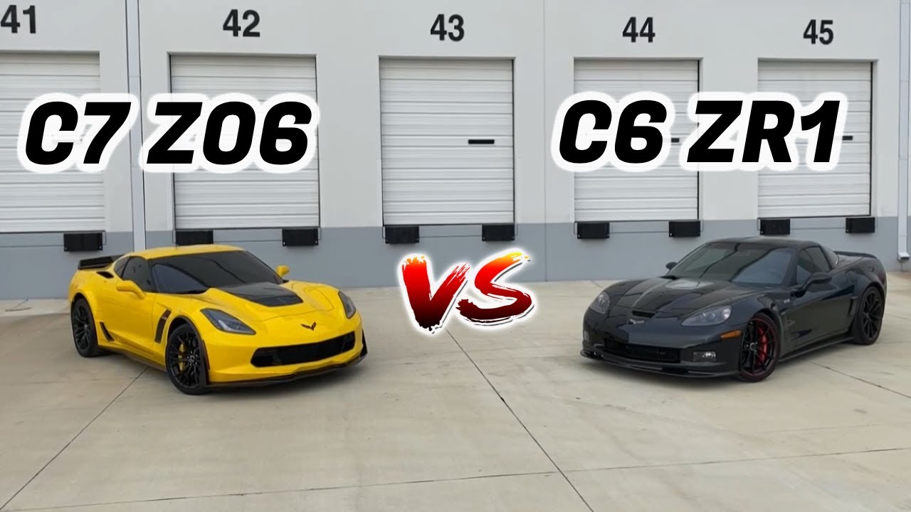 C7 Z06 Races A ZR1!!!