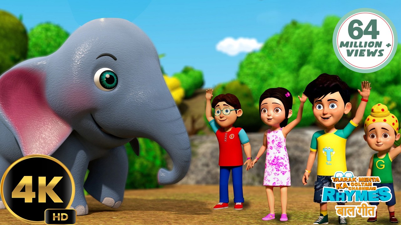 Ek Mota Hathi & Many More TMKOC Rhymes | Hindi Balgeet | Taarak Mehta Ka Ooltah Chashmah Baalgeet