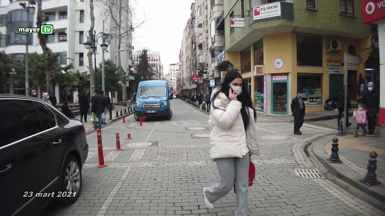 Akçaabat Merkez - İnönü Caddesi | Akçaabat Sokakları | 23 Mart 2021