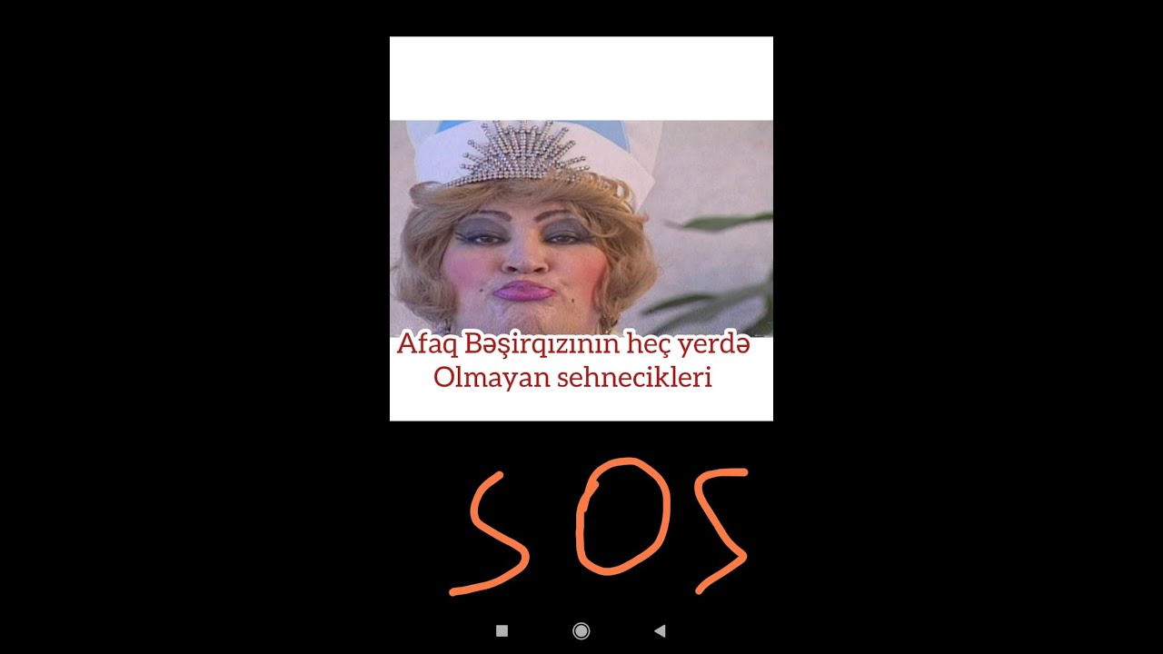 AFAQ GULUR GULDURUR hec yerde olmayan sehneler