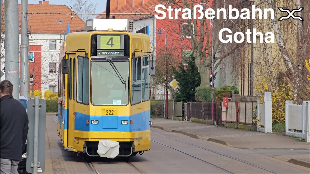 Straßenbahn Gotha | Thüringerwaldbahn | Tram | Trams in Germany | 2024